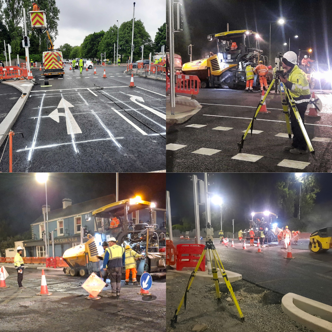 dlr central works on the road image collages