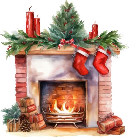 Christmas Fireplace