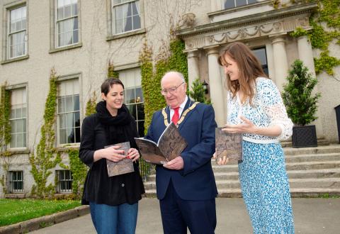 A new art and poetry book celebrating the layers of history in Marlay House. 