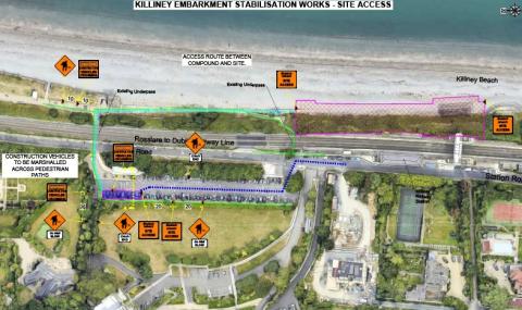 Killiney Embankment Stabilisation Works 1