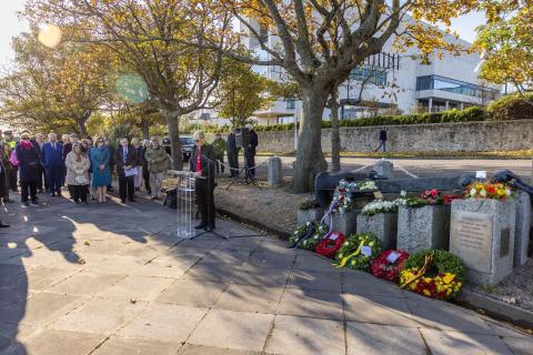 RMS Leinster Wreath Laying Ceremony