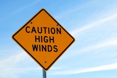 High winds