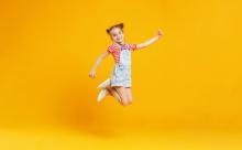 Child jumping