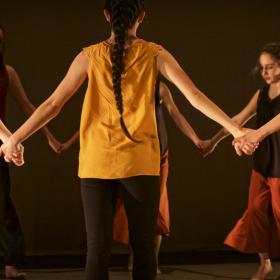 Carla Fazio Dance Project Dancers holding hands